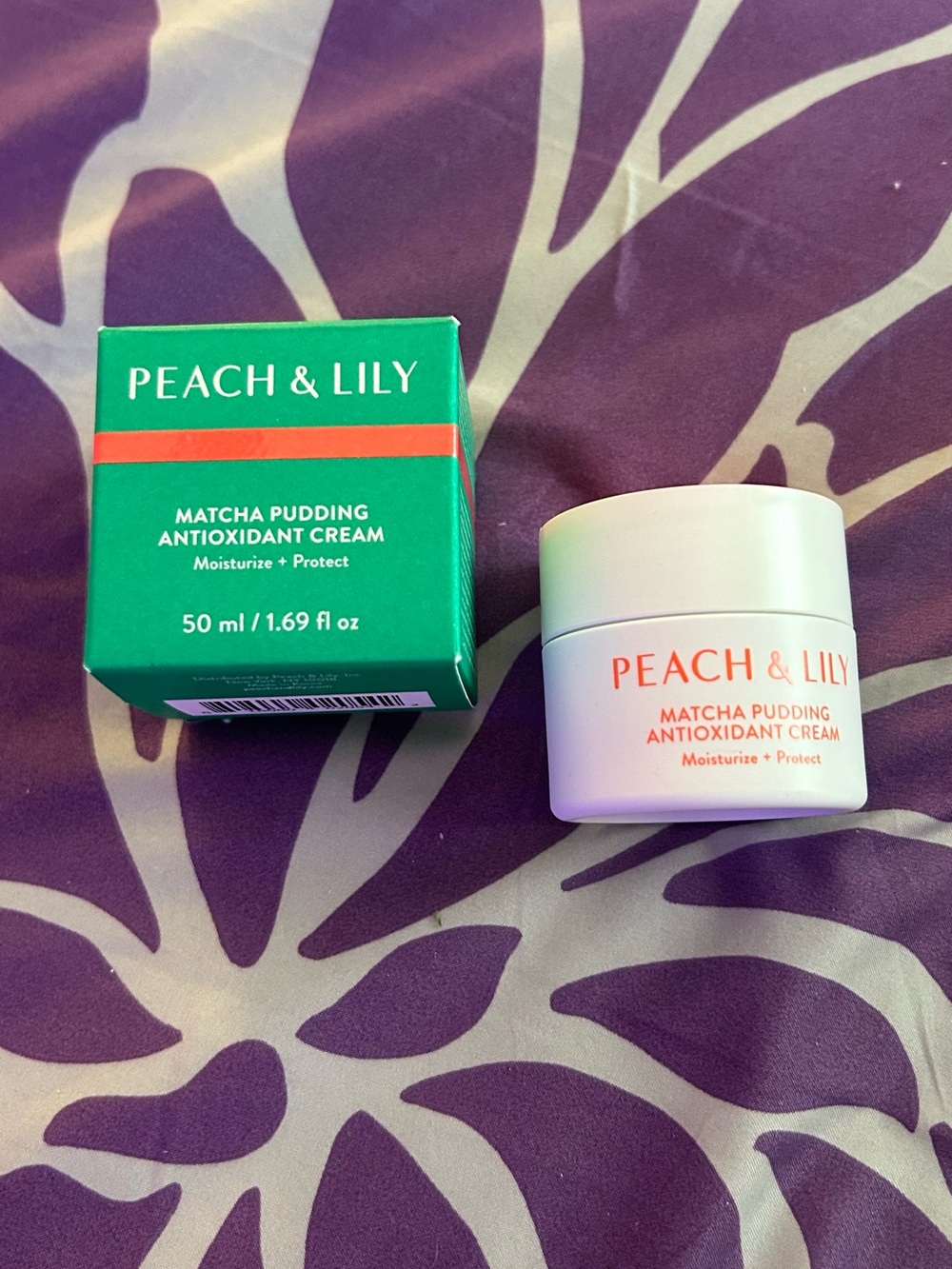 NWT Peach & Lily Matcha Pudding Antioxidant Cream